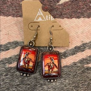 Barrel racer earrings